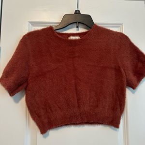 Altar’d State fuzzy cropped top